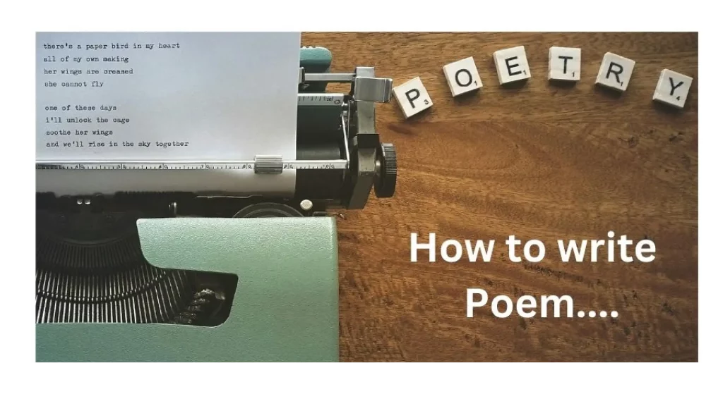 How to write poem