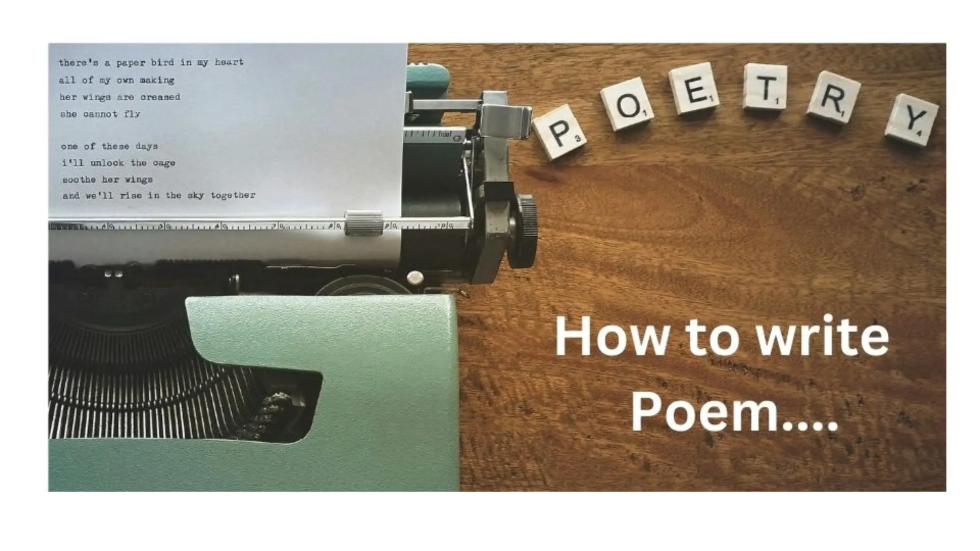 How to write poem