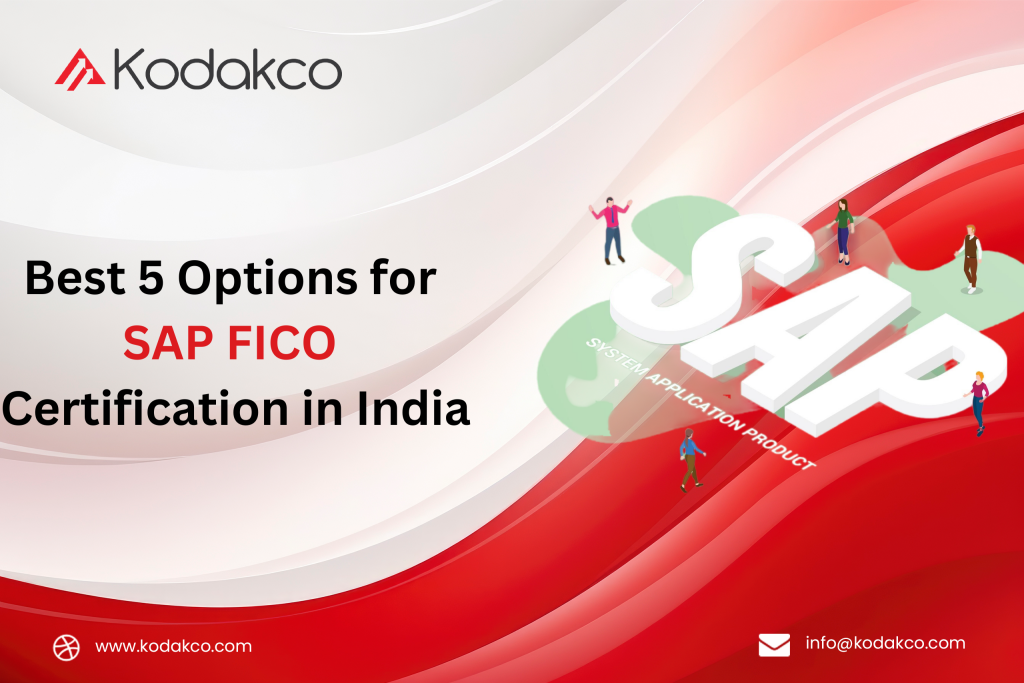 Best 5 options for SAP FICO certification in India