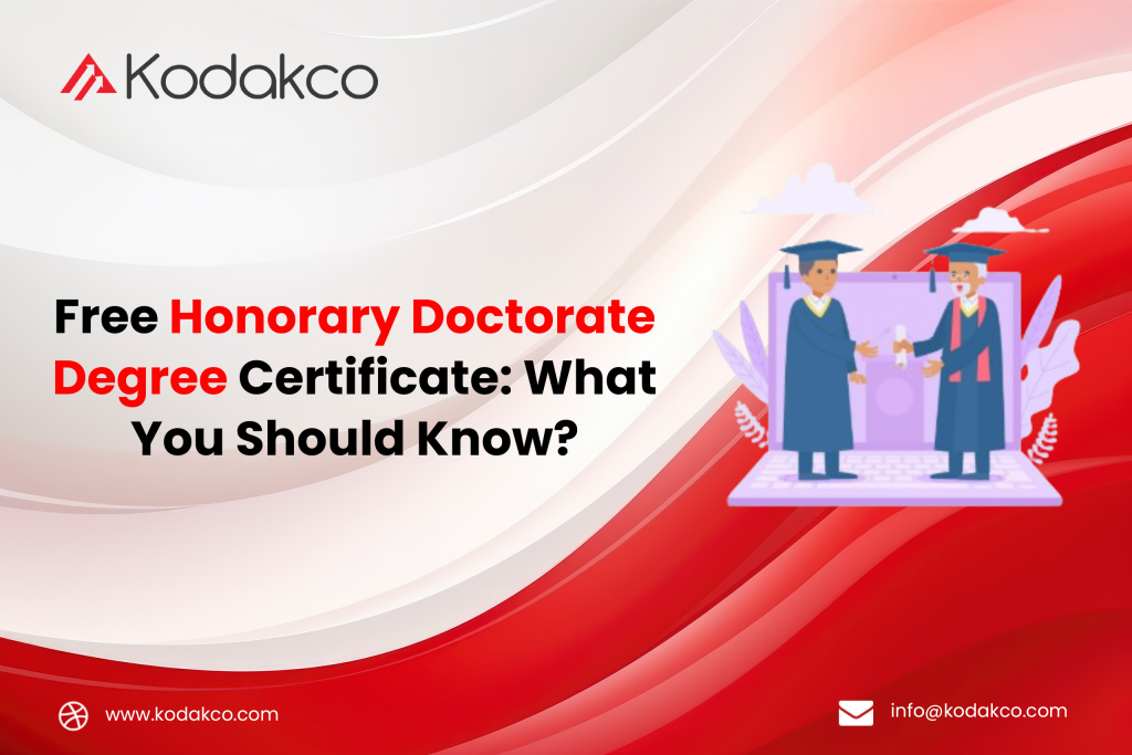 Honorary Doctorate Degree