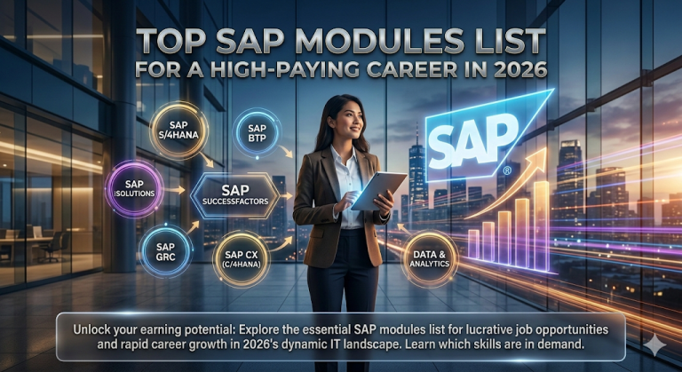 SAP Modules List (2026): 30+ Best SAP Modules, Career & Salary Guide
