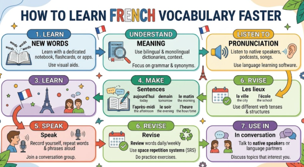 How to Learn Basic French Words Faster?